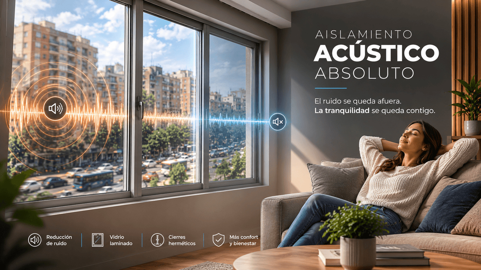 Ventanería en aluminio Bogotá - Ventanas Antiruido